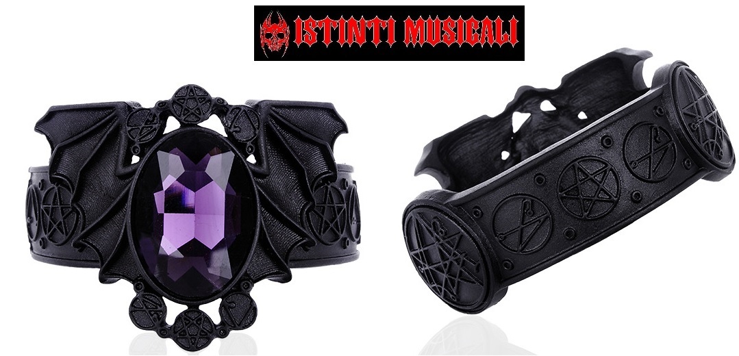 BRACCIALE RESTYLE BAT BLACK