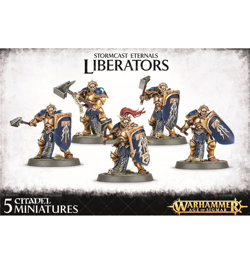 Warhammer 40k Age Of Sigmar miniature Stormcast Eternals Liberators Workshop