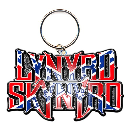 PORTACHIAVI UFFICIALE IN METALLO LYNYRD SKYNYRD (LOGO SUDDISTA)