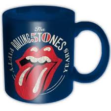 TAZZA IN CERAMICA  THE ROLLING STONES(50 YEARS ANNIVERSARY)