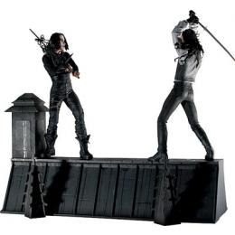 The Crow Reel Toys Neca Rooftop Battle Set il Corvo Eric Draven vs Top Dollar