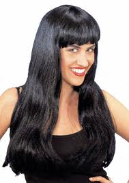 PARRUCCA NERA LUNGA FASHION