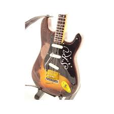 Mini chitarra da collezione replica in legno - Stevie Ray Vaughan