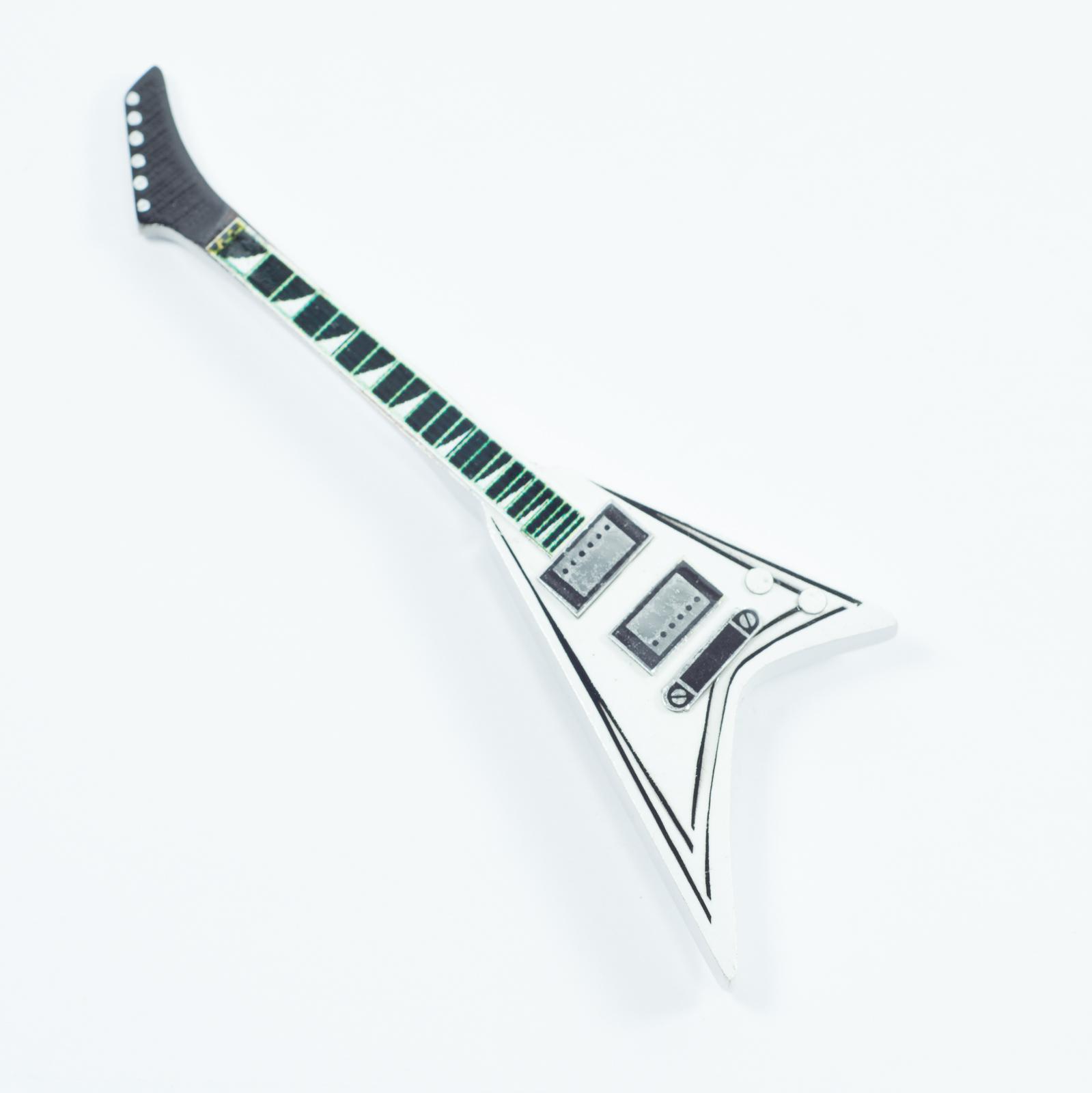 Guitar Shaped Magnet For Fridge - Quite Riots - Randy Rhoads