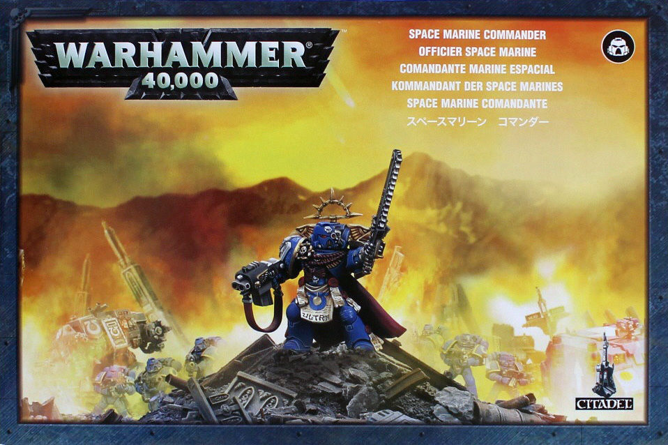 Warhammer 40000 miniature Space Marine Commander fantasy Workshop games 40k