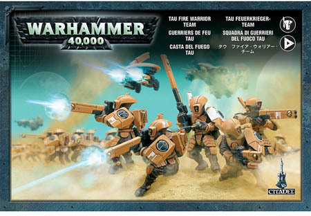Warhammer 40000 miniature Fire Warrior Tau Team fantasy Workshop games 40k guerrieri del fuoco