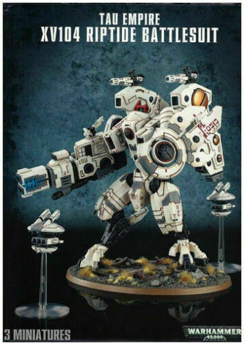 Warhammer 40k miniature XV104 Riptide Battlesuit Esoscheletro fantasy Workshop