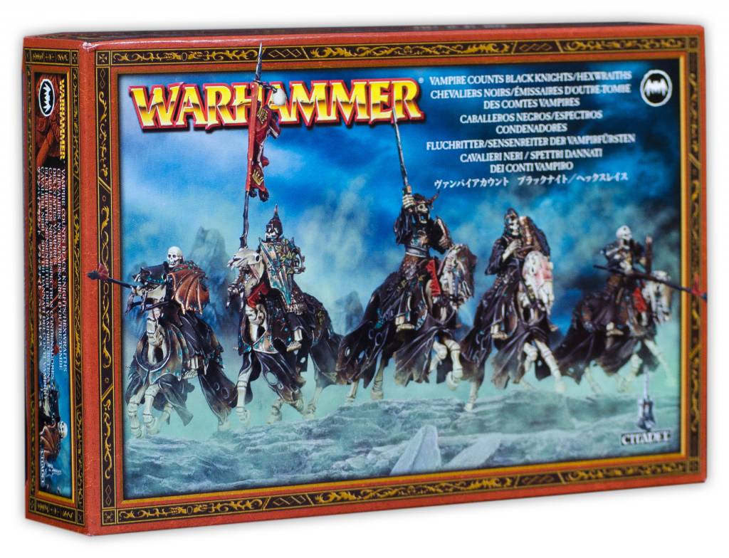 Warhammer 40k miniature Vampire Counts Black Knights fantasy Workshop games - Cavalieri Neri/Spettri Dannati