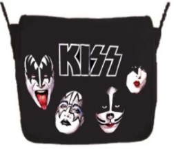 BORSA TRACOLLA IN POLIESTERE KISS (GRUPPO)