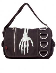 BORSA BANNED A SPALLA CON SCHELETRO MANO