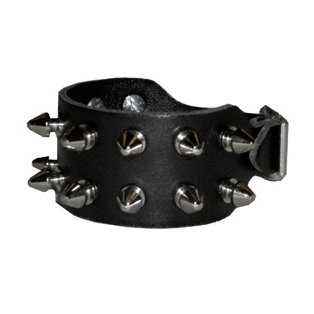 BRACCIALE IN PELLE  CON BORCHIE 2 FILE KILLER