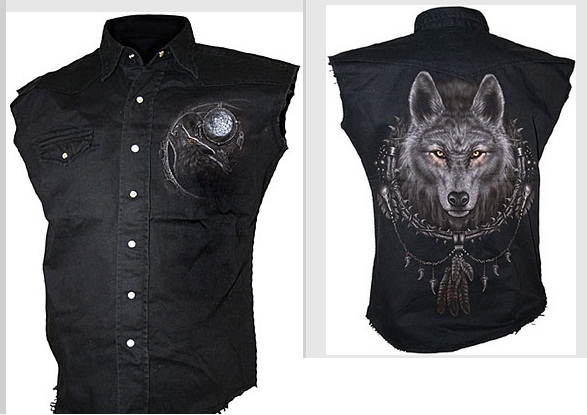 CAMICIA SMANICATA SPIRAL WOLFS  DREAMS