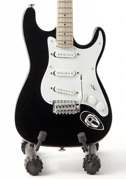 Mini chitarra da collezione replica in legno - Eric Claptone - Tribute