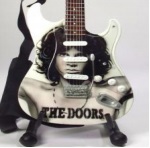 Mini chitarra da collezione replica in legno - The Doors - Tribute - Jim Morrison