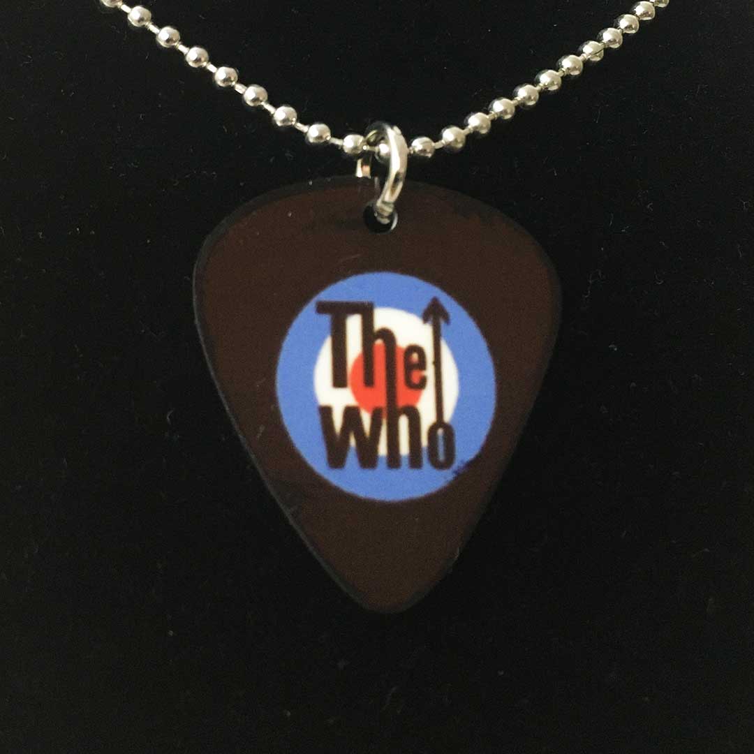 Collana con ciondolo a forma di plettro The Who – Logo