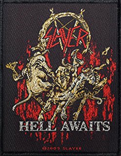 TOPPA-PATCH UFFICIALE SLAYER (HELL AWAITS)