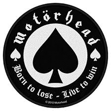 TOPPA-PATCH UFFICIALE MOTORHEAD (BORN TO LOSE)