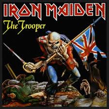 TOPPA-PATCH UFFICIALE  IRON MAIDEN (THE TROOPER)