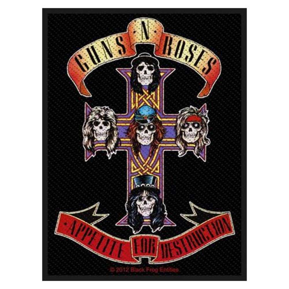 TOPPA-PATCH UFFICIALE GUNS'N'ROSES (Appetite for Distruction)