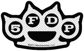 TOPPA-PATCH UFFICIALE  FIVE FINGER DEATH PUNCH (LOGO)