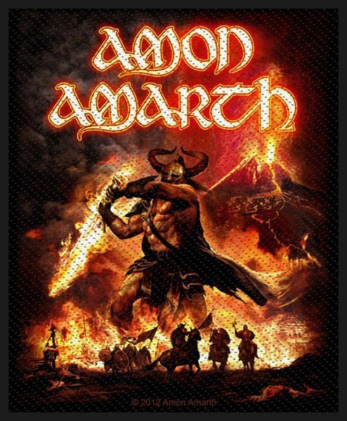 TOPPA-PATCH UFFICIALE AMON AMARTH (Surtur Rising)