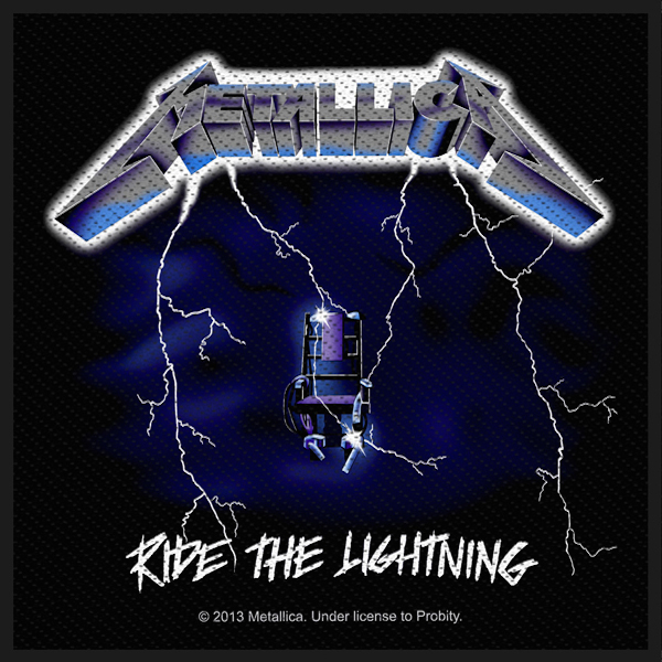 TOPPA-PATCH UFFICIALE  METALLICA (RIDE THE LIGHTNING)