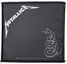 TOPPA-PATCH UFFICIALE METALLICA (  BLACK ALBUM )