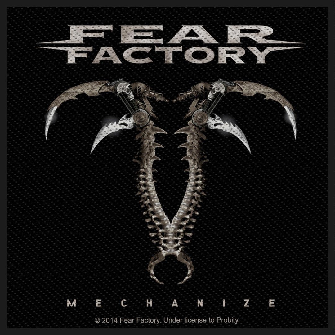 TOPPA-PATCH UFFICIALE FEAR FACTORY (Mechanize)