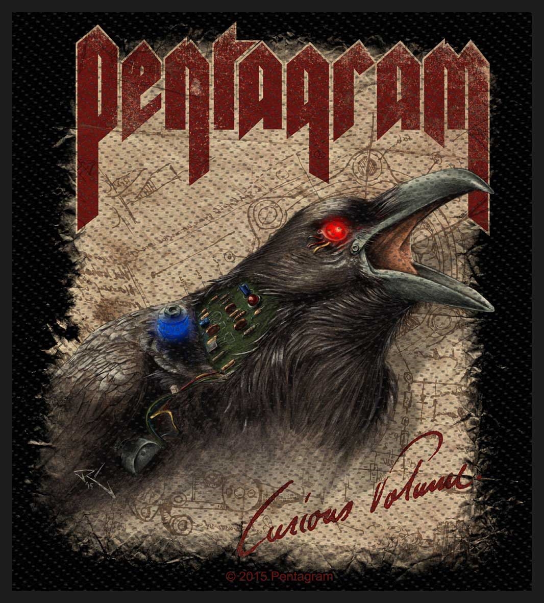 TOPPA-PATCH UFFICIALE PENTAGRAM (CURIOUS VOLUME)