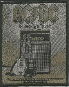 TOPPA-PATCH UFFICIALE AC/DC (In Rock We Trust)