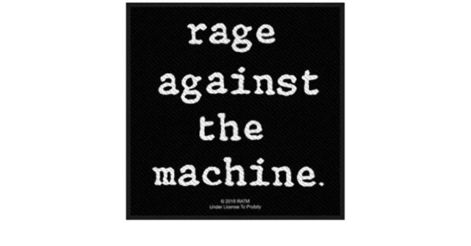 TOPPA-PATCH UFFICIALE RAGE AGAINST THE MACHINE