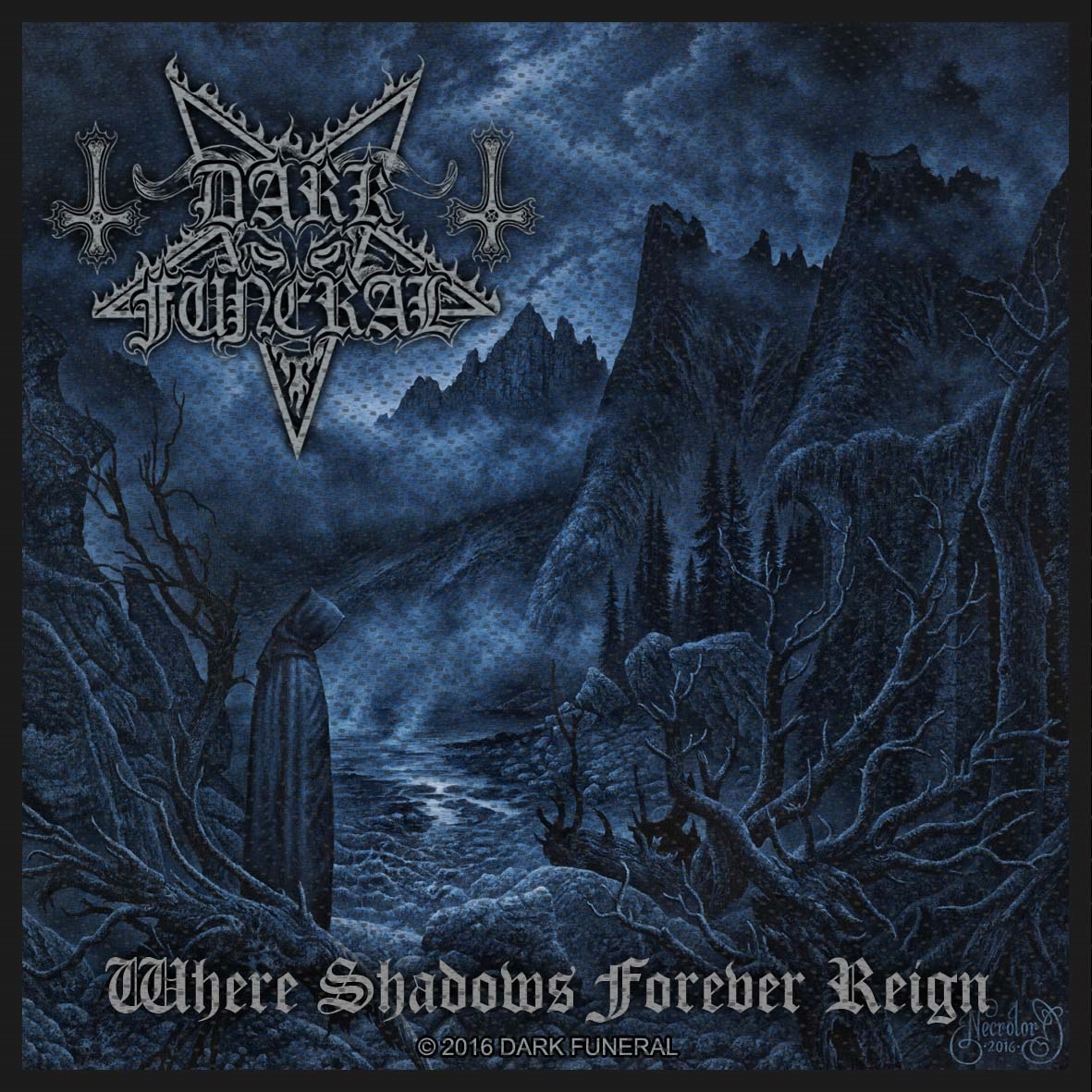 TOPPA-PATCH UFFICIALE DARK FUNERAL (Where Shadows Forever Reign)