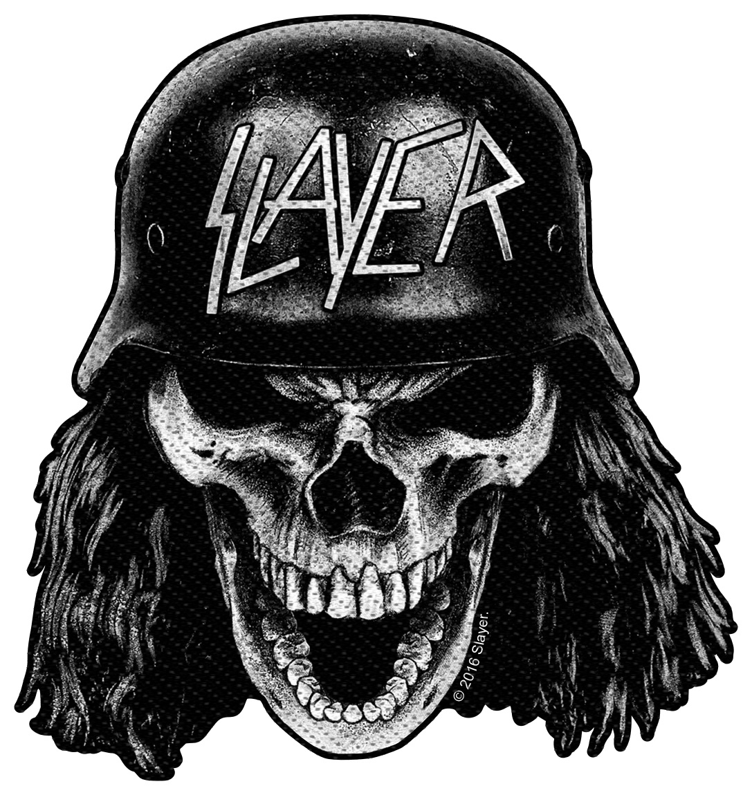 TOPPA-PATCH UFFICIALE SLAYER (Wehrmacht Skull)