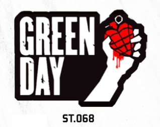 ADESIVO/STICKER - GREEN DAY  (AMERICAN IDIOT)