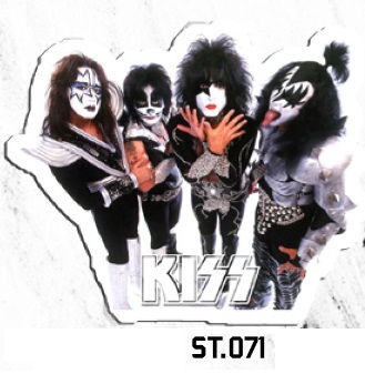 ADESIVO/STICKER - KISS  ( GROUP )