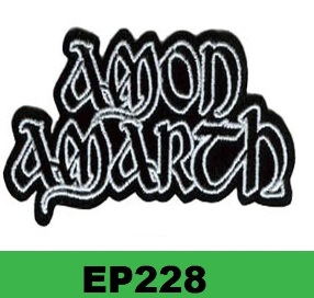 AMON AMARTH (LOGO) TOPPA RICAMATA