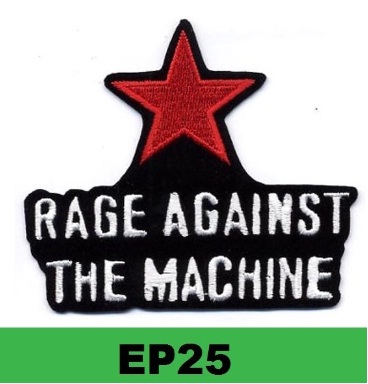 TOPPA RICAMATA RAGE AGAINST THE MACHINE (LOGO)