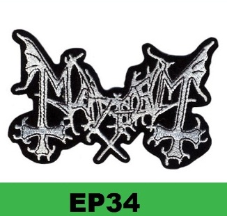TOPPA RICAMATA MAYHEM (LOGO)
