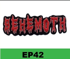 TOPPA RICAMATA BEHEMOTH ( SCRITTA )