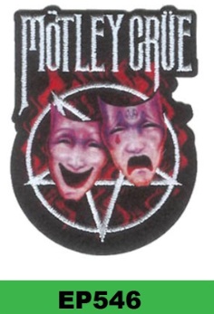 TOPPA RICAMATA MOTLEY CRUE (THEATER OF PAIN)