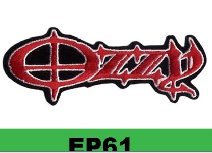 TOPPA RICAMATA OZZY OSBOURNE (LOGO)