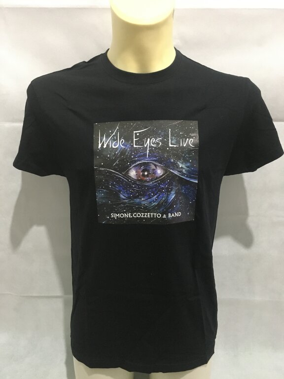 T-SHIRT SIMONE COZZETTO - WIDE EYES LIVE