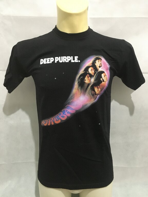 T-SHIRT DEEP PURPLE - FIREBALL