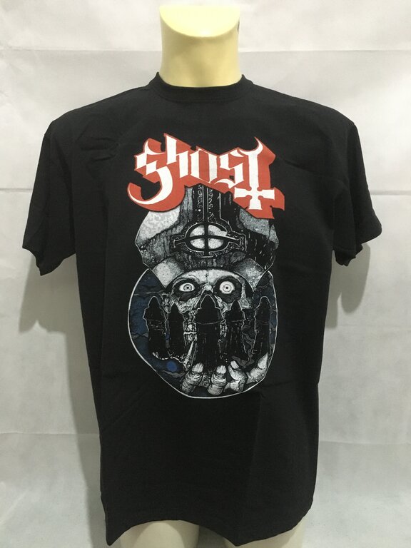 T-SHIRT GHOST - RED & WHITE