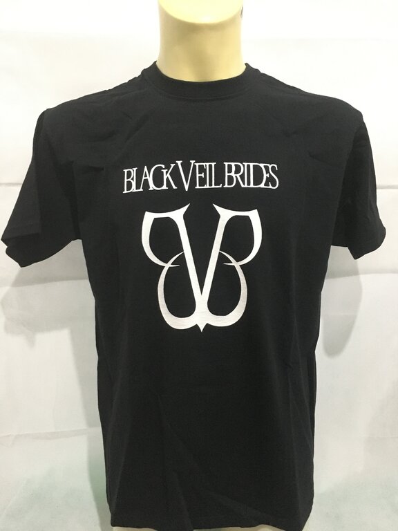 T-SHIRT BLACK VEIL BRIDES - LOGO