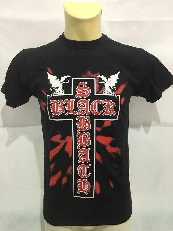 T-SHIRT BLACK SABBATH - CROCE