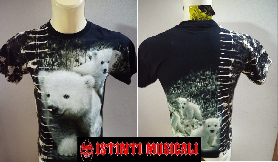 T-SHIRT ORSO BIANCO (GLOW IN THE DARK)