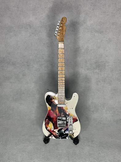 Chitarra in miniatura da collezione replica in legno - Bruce Springsteen