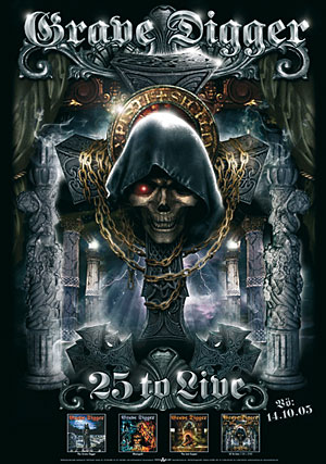 GRAVE DIGGER - 25 TO LIVE